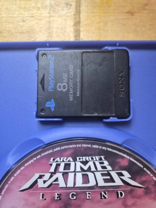 Tomb Raider Legend PS2+ Memory Card