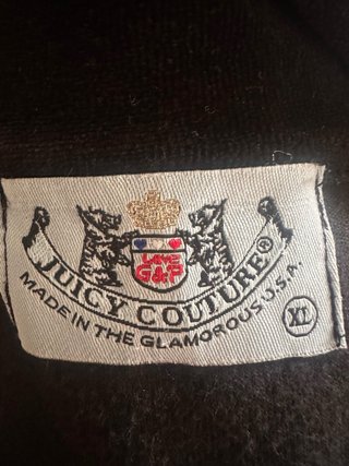 Casaco Juicy Couture Preto Veludo