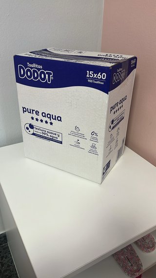 Caja Dodot Toallitas Pure Aqua 900 uds