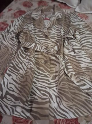 Gabardina Purificación García Animal Print