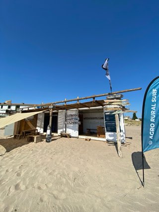 Xiringuito de playa 20m cuadrados caseta de madera