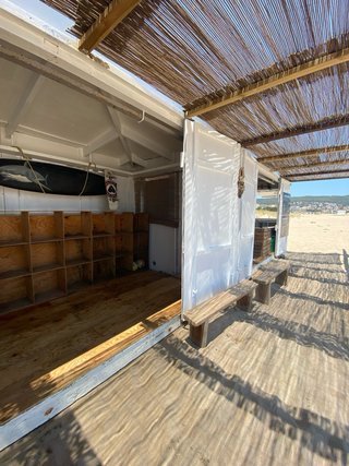 Xiringuito de playa 20m cuadrados caseta de madera