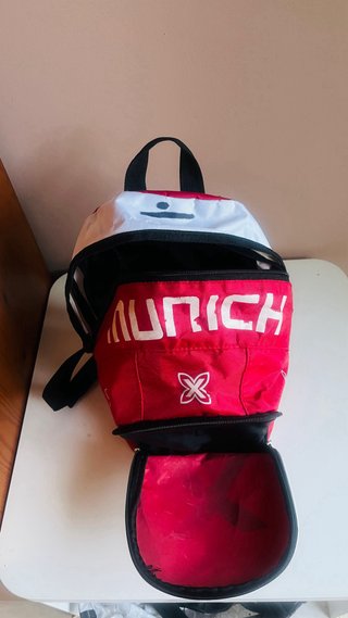 Mochila deportiva Munich roja y blanca