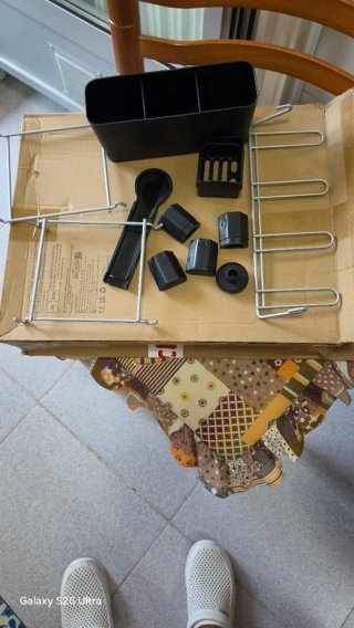 Escurridor de platos de 2 niveles