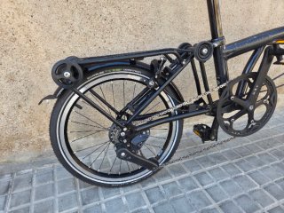 Bicicleta Plegable Brompton Negra