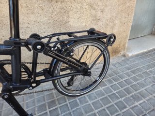 Bicicleta Plegable Brompton Negra