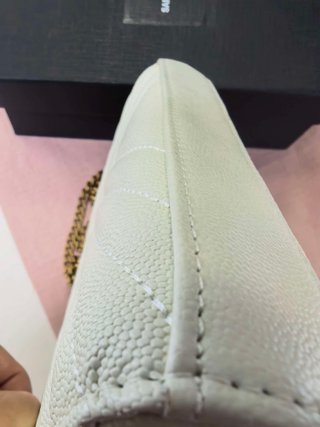Bolso YSL Blanco Cadena Dorada