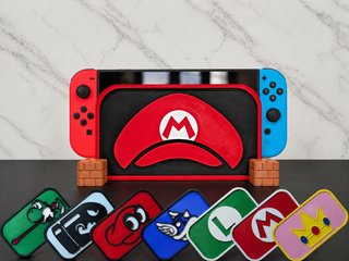 Soporte Nintendo Switch Estilos de Mario