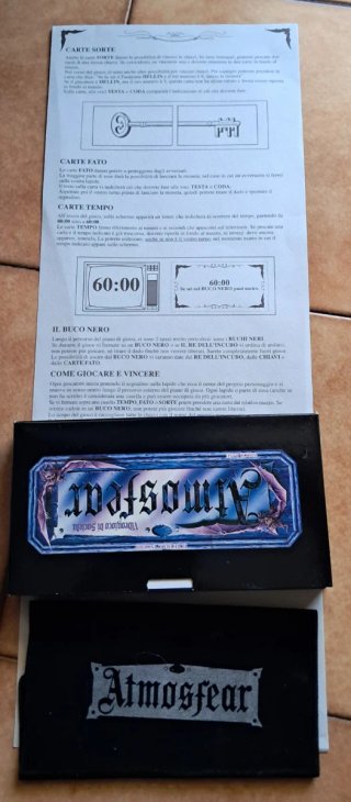 Atmosfear Il Videogioco di Società VHS Clementoni