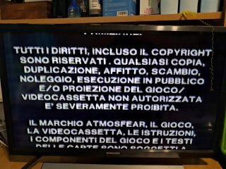 Atmosfear Il Videogioco di Società VHS Clementoni