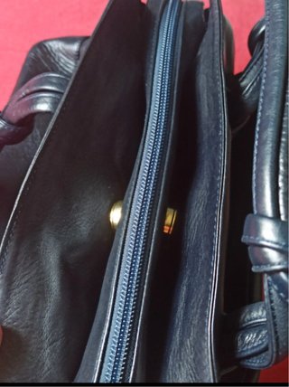 Borsa Valentino Adelaide vintage blu scuro