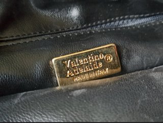 Borsa Valentino Adelaide vintage blu scuro