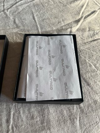 Cartera Bultaco Piel Negra Nueva