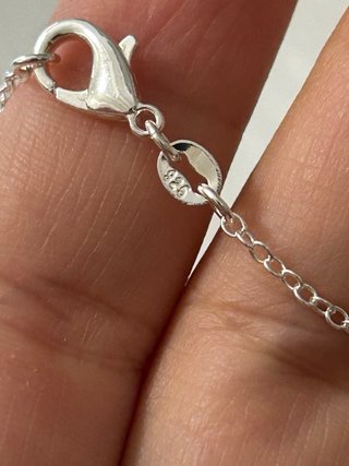 Collana Cuore Bombato Argento 925