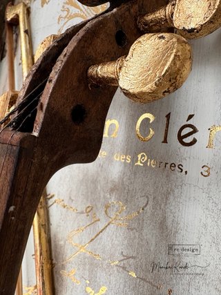 Violín Decorativo Madera Lijada