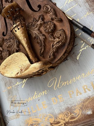 Violín Decorativo Madera Lijada