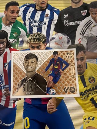 Pedri Extra Sticker Bronce Panini