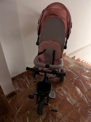 Carrito Kinderkraft rosa