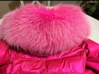 Parka Flo&clo fucsia con capucha
