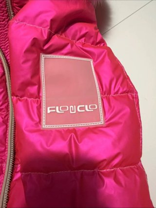 Parka Flo&clo fucsia con capucha