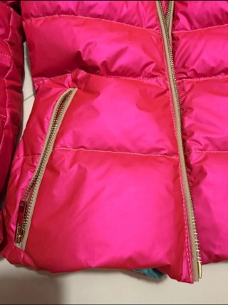 Parka Flo&clo fucsia con capucha