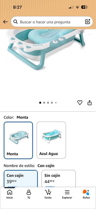 Bañera Plegable Babify Bebé