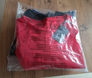 Camiseta deportiva JELEX roja talla única 6e unid.