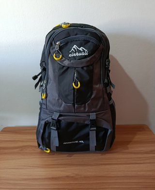 Mochila Negra Impermeable 40 Litros Nueva