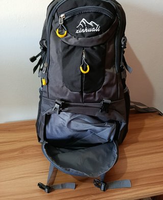 Mochila Negra Impermeable 40 Litros Nueva