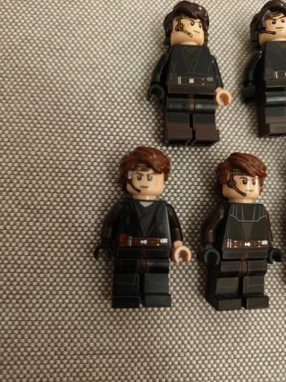 Lote 5 Figuras Lego Star Wars Anakin Skywalker