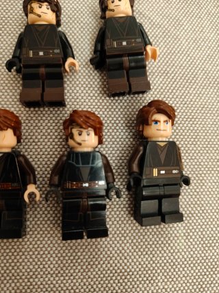Lote 5 Figuras Lego Star Wars Anakin Skywalker