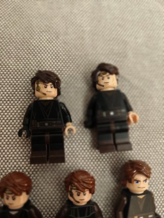 Lote 5 Figuras Lego Star Wars Anakin Skywalker