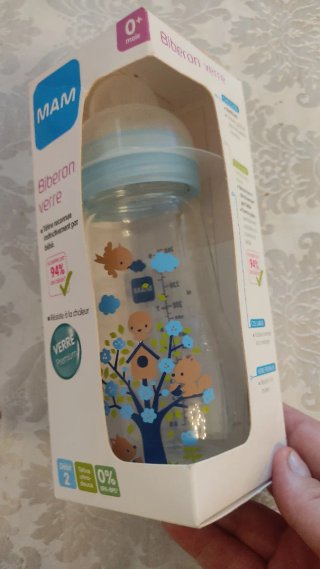 Biberón MAM de vidrio 260ml