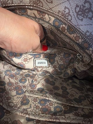 Bolso Guess Original Beige y Marrón