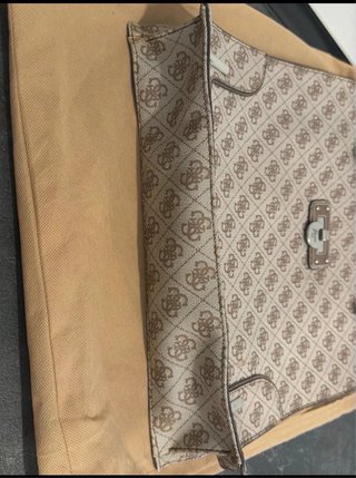 Bolso Guess Original Beige y Marrón