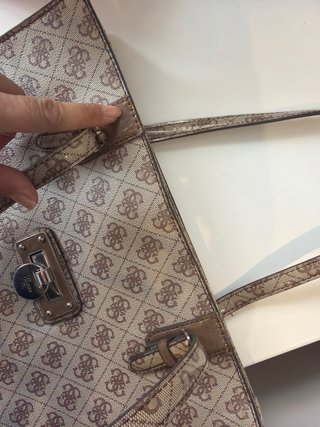 Bolso Guess Original Beige y Marrón