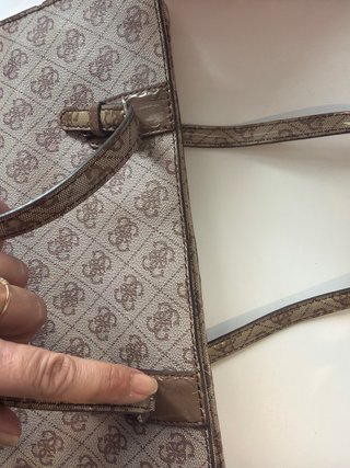 Bolso Guess Original Beige y Marrón