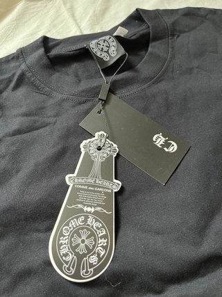 Camiseta Chrome Hearts Negra Talla S