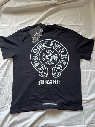 Camiseta Chrome Hearts Negra Talla S