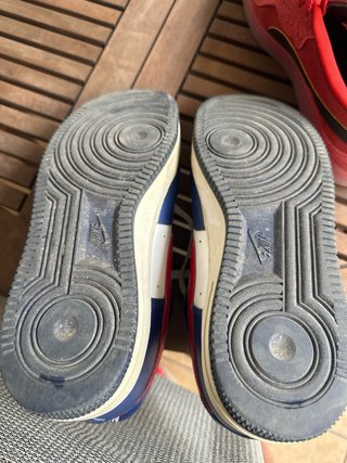 Nike Air Force 1 Zapatillas Blancas y Azules