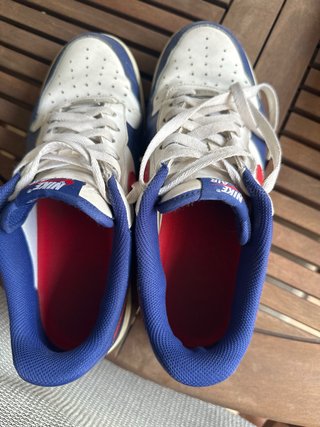 Nike Air Force 1 Zapatillas Blancas y Azules