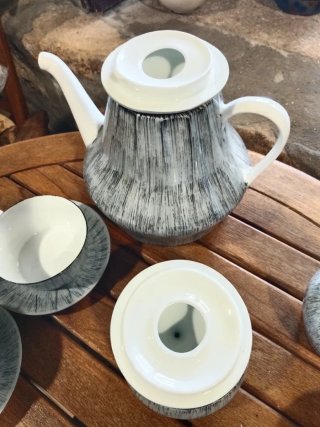 Juego de té Castro Sargadelos antiguo