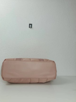 Bolso tote impermeable rosa laptop 15.6