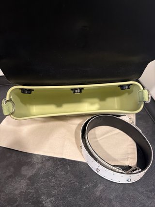 Bolso O bag verde y blanco