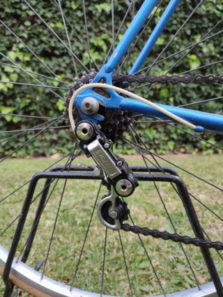 Bicicleta carretera clásica Orbea azul