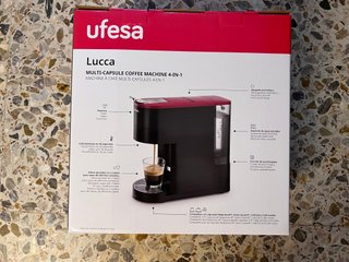 Cafetera Ufesa Lucca Multicápsulas