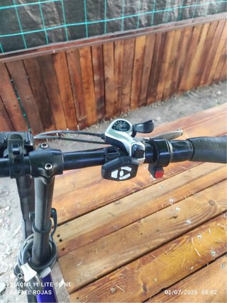 Bicicleta Eléctrica Plegable Azul