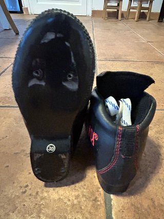 Botas Patines Hockey Barovari Negras