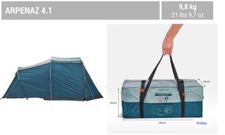 Tienda campaña familiar Arpenaz 4.1