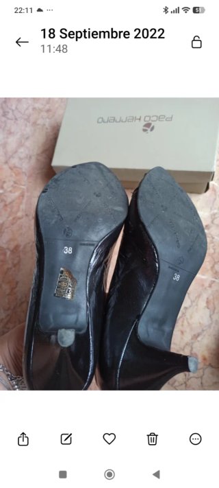 Zapatos Piel Negros